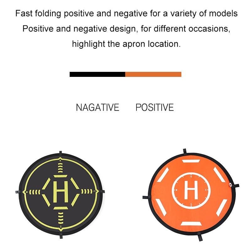 Portable Landing Pad For Dji Mavic Mini / Air 2 Drones - Fast Fold 56Cm