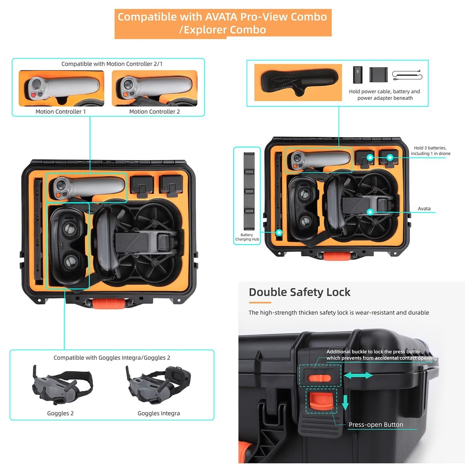 Waterproof Shockproof Carry Case For Dji Avata - Upgraded - 1 Toy Chest Australia 2
