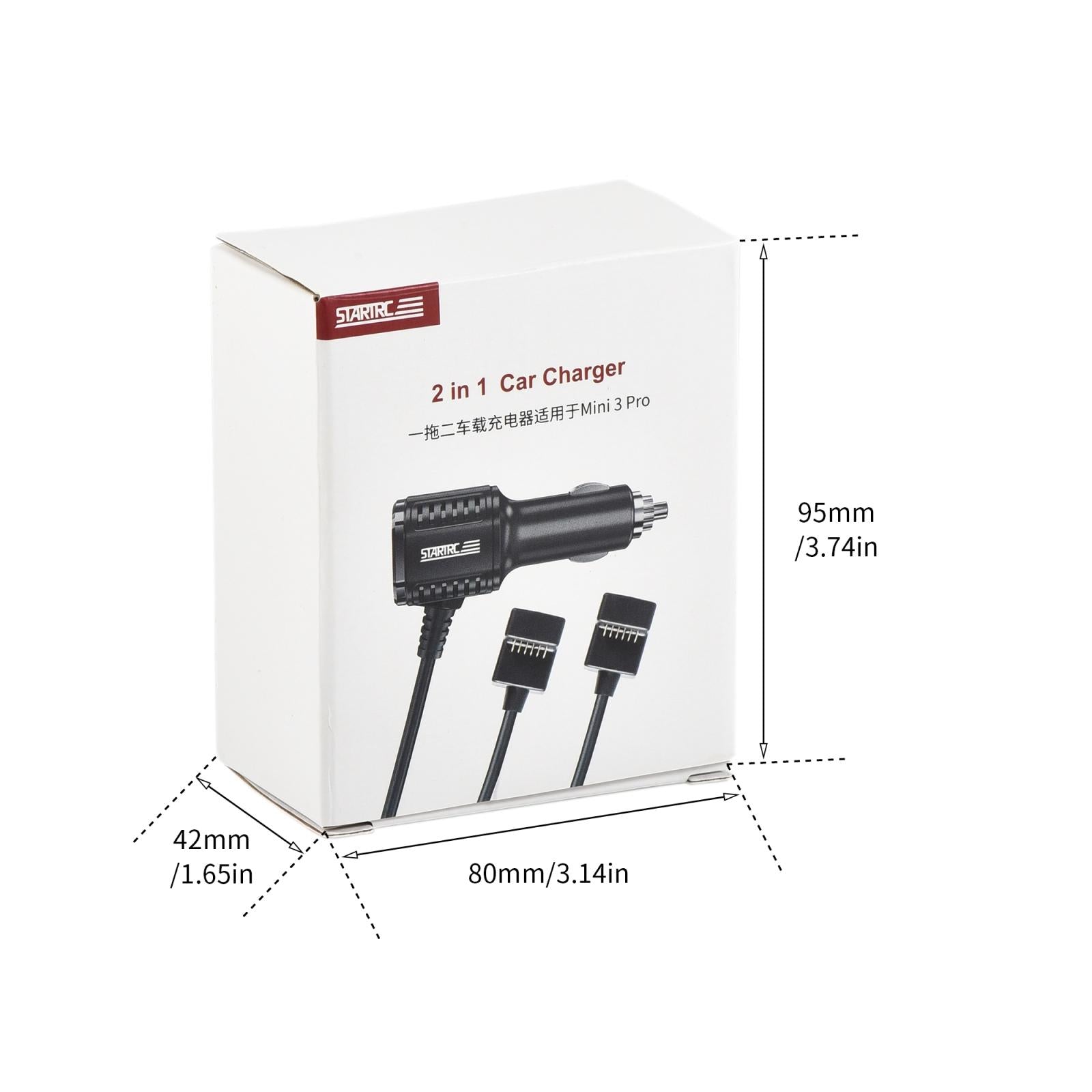 2 - In - 1 Car Charger For Dji Mavic Mini / 3 Pro With Battery And Remote Control - 1 Toy Chest Australia 7