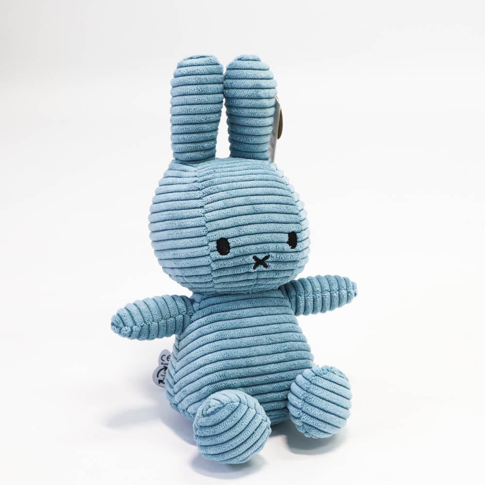 Miffy Sitting Corduroy Aviator Blue 23 Cm - `8719066006421 Toy Chest Australia 2