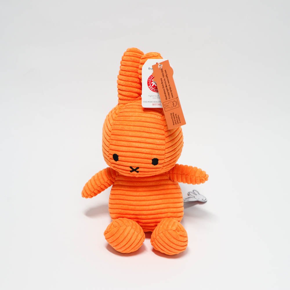 MIFFY SITTING CORDUROY ORANGE 23 CM - 8.72E+12 Toy Chest Australia 2