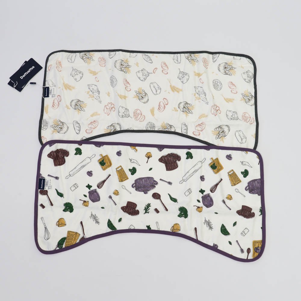 Domia Burp Cloth 2Pcs Gourmet Space - `6973971181518 Toy Chest Australia 1