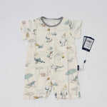 Domia Silky Bamboo Short Sleeve Baby Romper Bird Beach M - `6973971181631 Toy Chest Australia 1