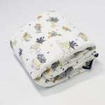 Domia Cotton Knit Winter Blanket 2.5Tog Blossom - `6973971184304 Toy Chest Australia 1