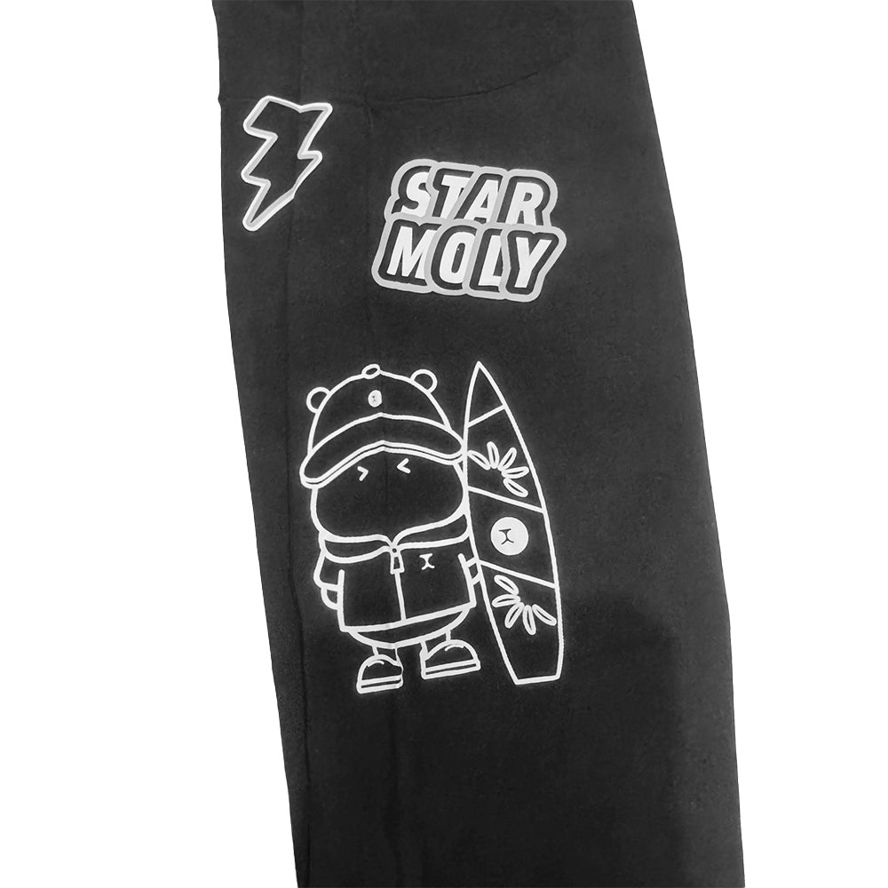 Moody Tiger Leggings 101 Meng Li Black 140 - `9356877168413 Toy Chest Australia 1