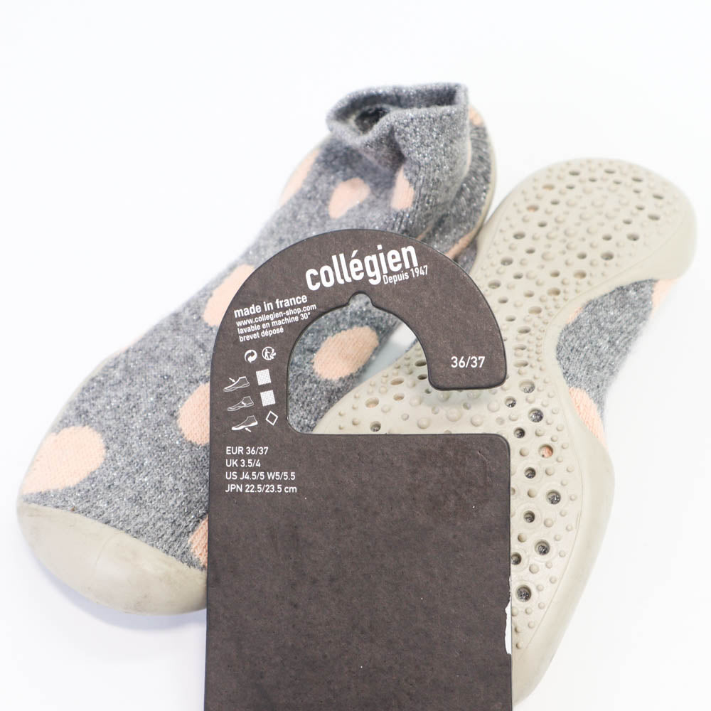Collegien Slipper Sock Pink Dots 3637 - `3142253418021 Toy Chest Australia 2