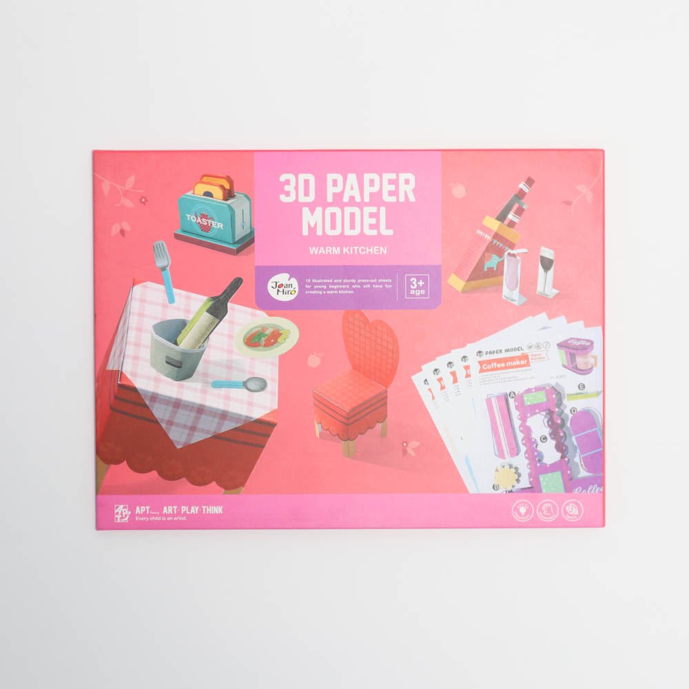 Joan Miro 3D Paper Model Warm Kitchen - 6.96E+12 Toy Chest Australia 2