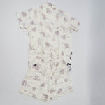 Domia Bamboo Fiber Short Sleeve Pajama Set Pinecone Space 170 L - `6973971181082 Toy Chest Australia 3