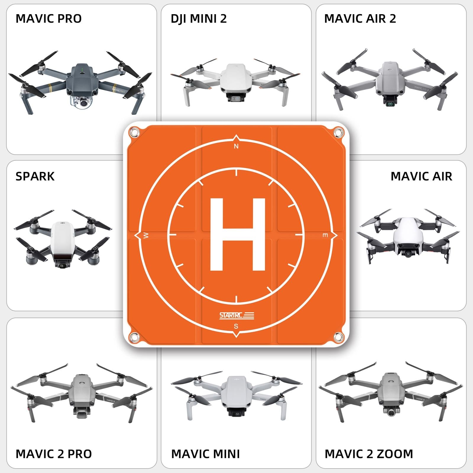 Universal Foldable Landing Pad For Drones - Portable Square Design - 1 Toy Chest Australia 7