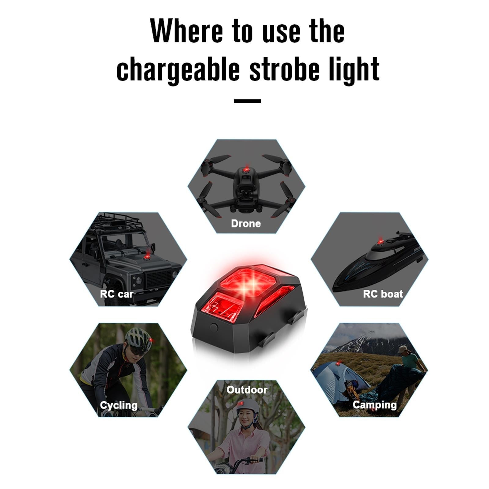 Rechargeable Arm Lights For Dji Fpv / Mini 2 / Mavic Air 2 Drone - Universal - 1 Toy Chest Australia 3