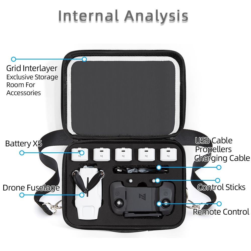 Compact Travel Case For Fimi X8 Mini With Shoulder Strap - 1 Toy Chest Australia 3
