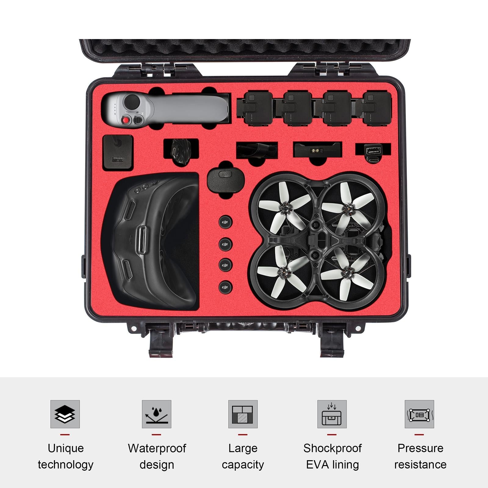 Waterproof Shockproof Storage Box For Dji Avata / Goggles 2 / Fpv Goggles V2 - 1 Toy Chest Australia 4