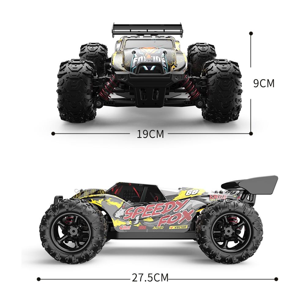 High Speed 4Wd Rc Car - 1 18 Scale - Black / Yellow - 1 Toy Chest Australia 2