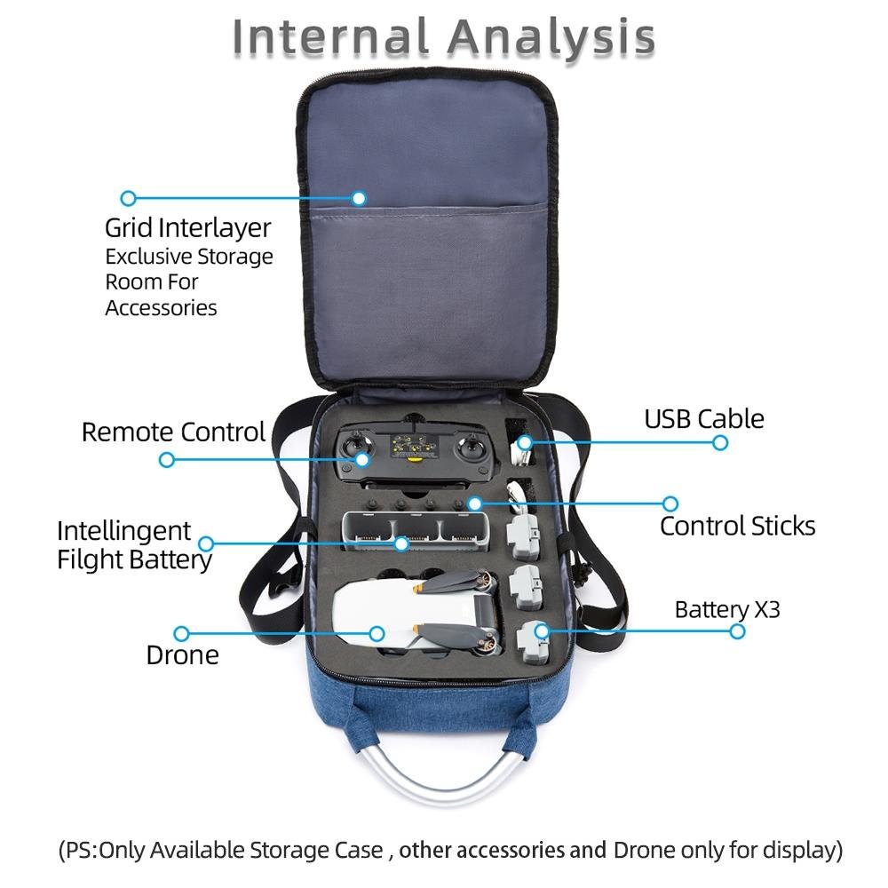 Compact Shockproof Carrying Case For Dji Mini Se - 31X23X10Cm - 1 Toy Chest Australia 3