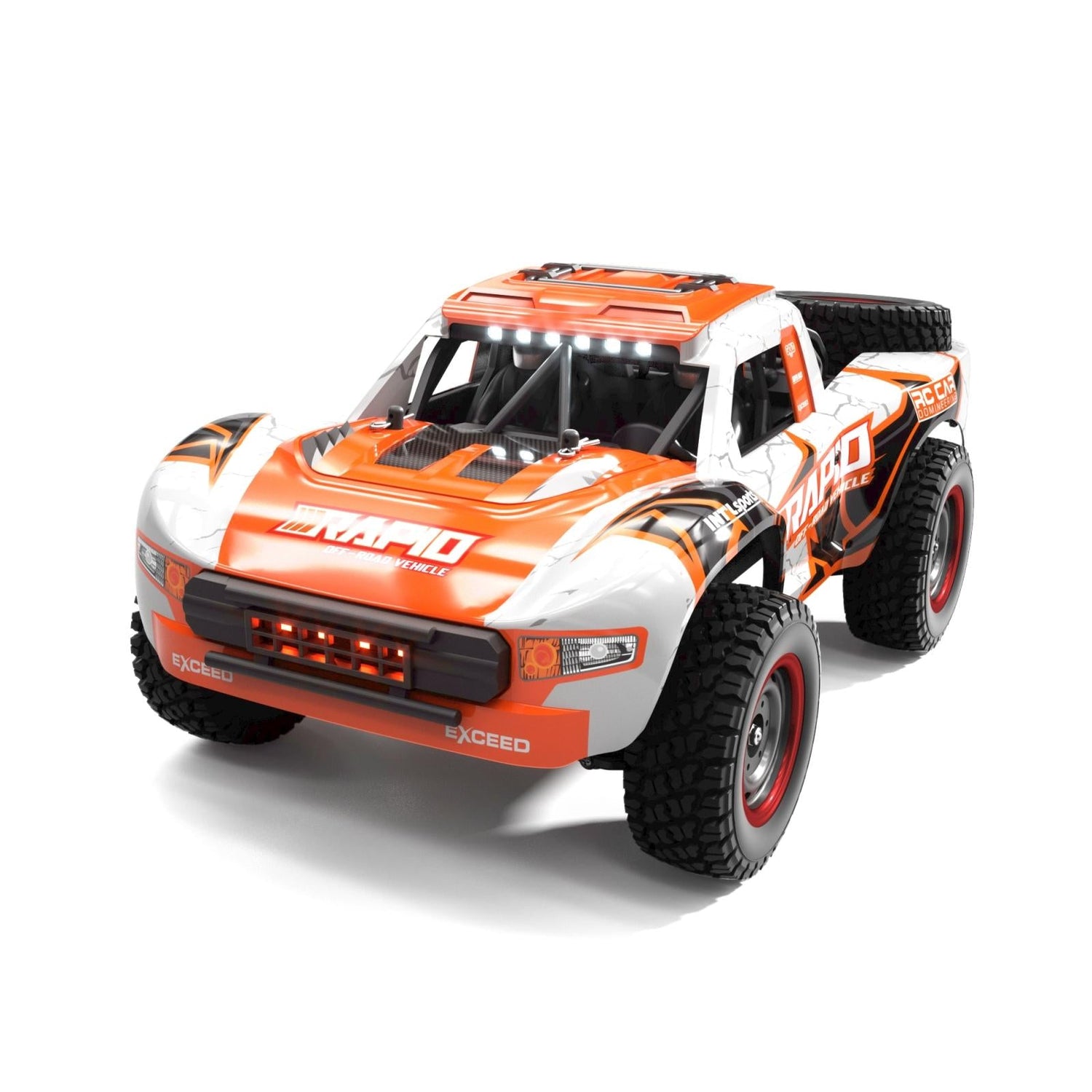 High-Speed Brushless 4Wd Pickup Rc Car - Orange