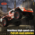 High - Speed Brushless 4Wd Pickup Rc Car - Orange - 1 Toy Chest Australia 5