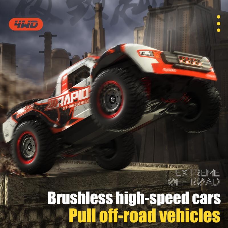 High - Speed Brushless 4Wd Pickup Rc Car - Orange - 1 Toy Chest Australia 5