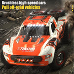High - Speed Brushless 4Wd Pickup Rc Car - Orange - 1 Toy Chest Australia 6