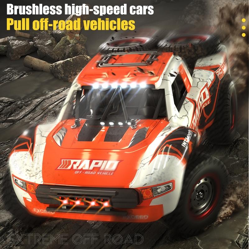 High - Speed Brushless 4Wd Pickup Rc Car - Orange - 1 Toy Chest Australia 6