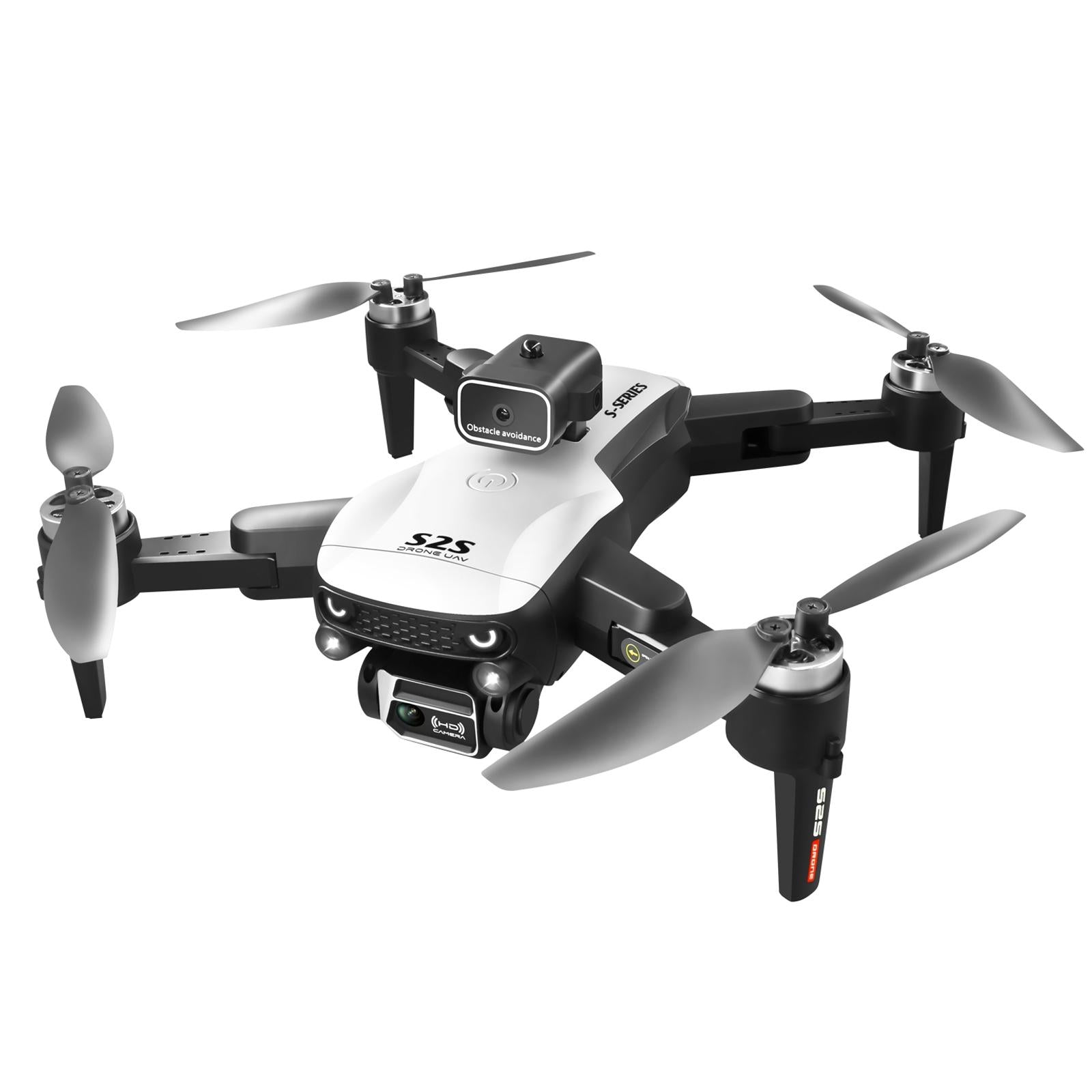 Foldable Dual Lens Drone With Obstacle Avoidance - 4K Aerial Photography White - 1 Toy Chest Australia 9