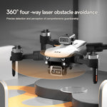 Foldable Dual Lens Drone With Obstacle Avoidance - 4K Aerial Photography White - 1 Toy Chest Australia 4