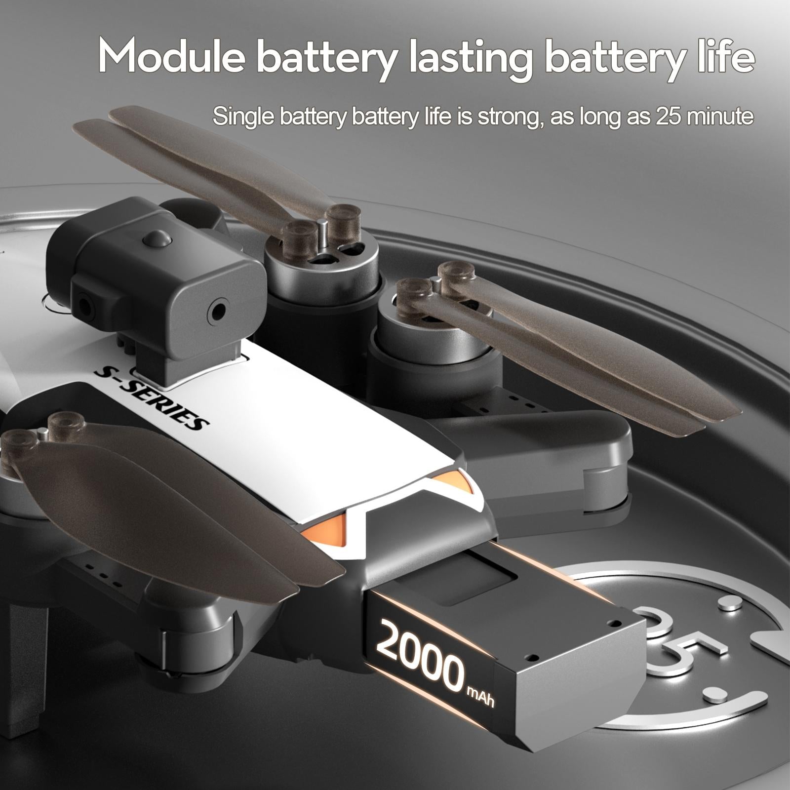 Foldable Dual Lens Drone With Obstacle Avoidance - 4K Aerial Photography White - 1 Toy Chest Australia 6