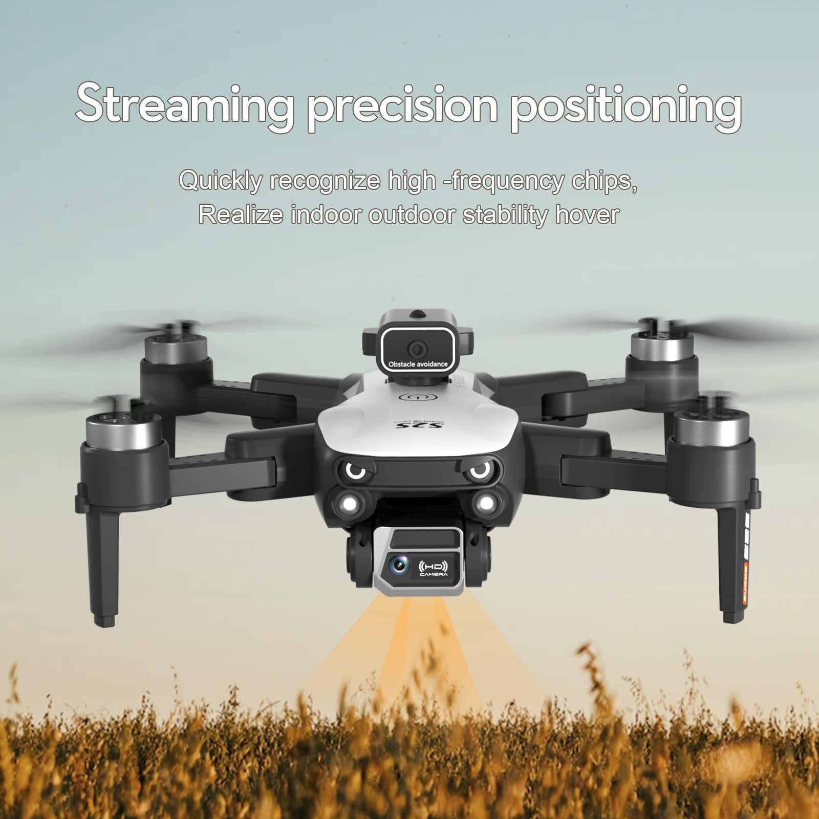 Foldable Dual Lens Drone With Obstacle Avoidance - 4K Aerial Photography White - 1 Toy Chest Australia 8