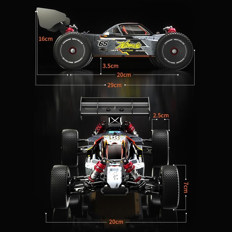 Black Electric 4Wd Alloy Off - Road Rc Car - 1 Toy Chest Australia 2