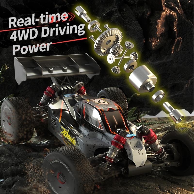 Black Electric 4Wd Alloy Off - Road Rc Car - 1 Toy Chest Australia 5