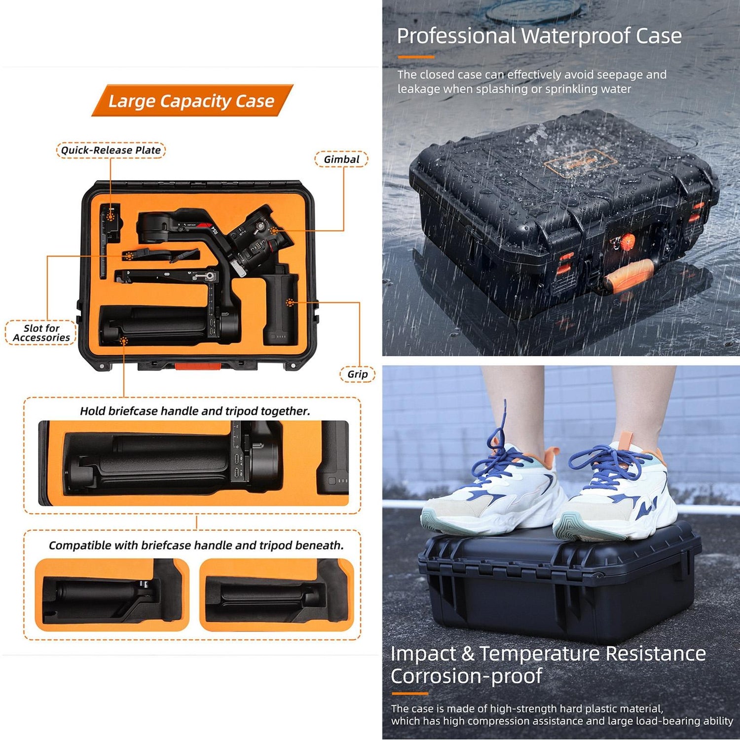 Waterproof Hard Case For Dji Rs 4 - Safety Carrying Box - 1 Toy Chest Australia 2