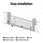 Automatic Sliding Gate Opener Kit Keypad 6M 800KG