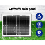Swing Gate Opener Auto 10W Solar Power Electric Remote Control 800KG