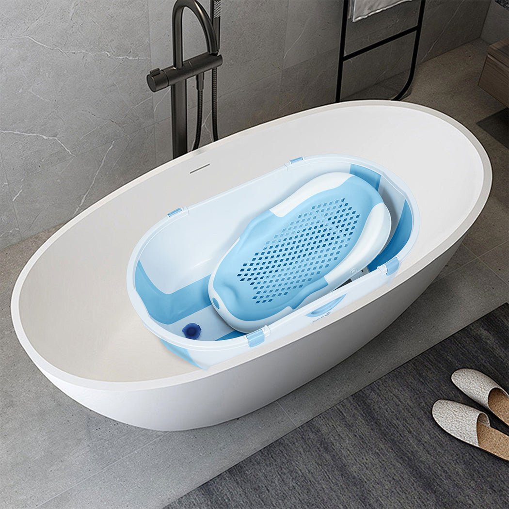 Bopeep Foldable Baby Bathtub 0 - 36months Blue - '9356877245411 Toy Chest Australia 5