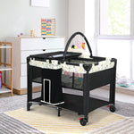 BoPeep Baby Cot Bed Crib Portable Bassinet Black - '9356877139642 Toy Chest Australia 6