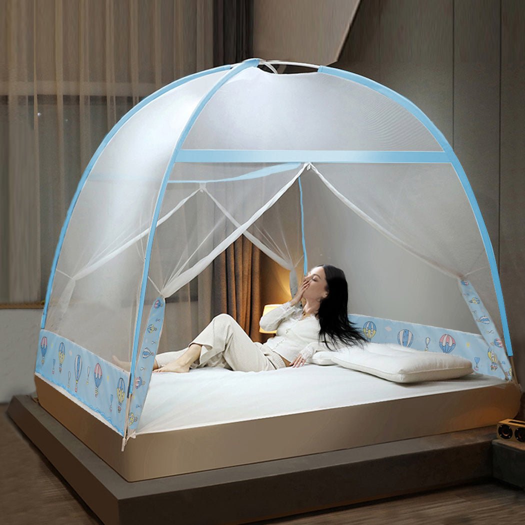 Dreamz Mosquito Bed Nets Foldable Canopy Queen - '9356877129971 Toy Chest Australia 6