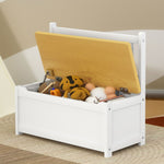 Levede 2 - In - 1 Kids Toys Storage Bench Box Wooden Chair - '9356877208270 Toy Chest Australia 6