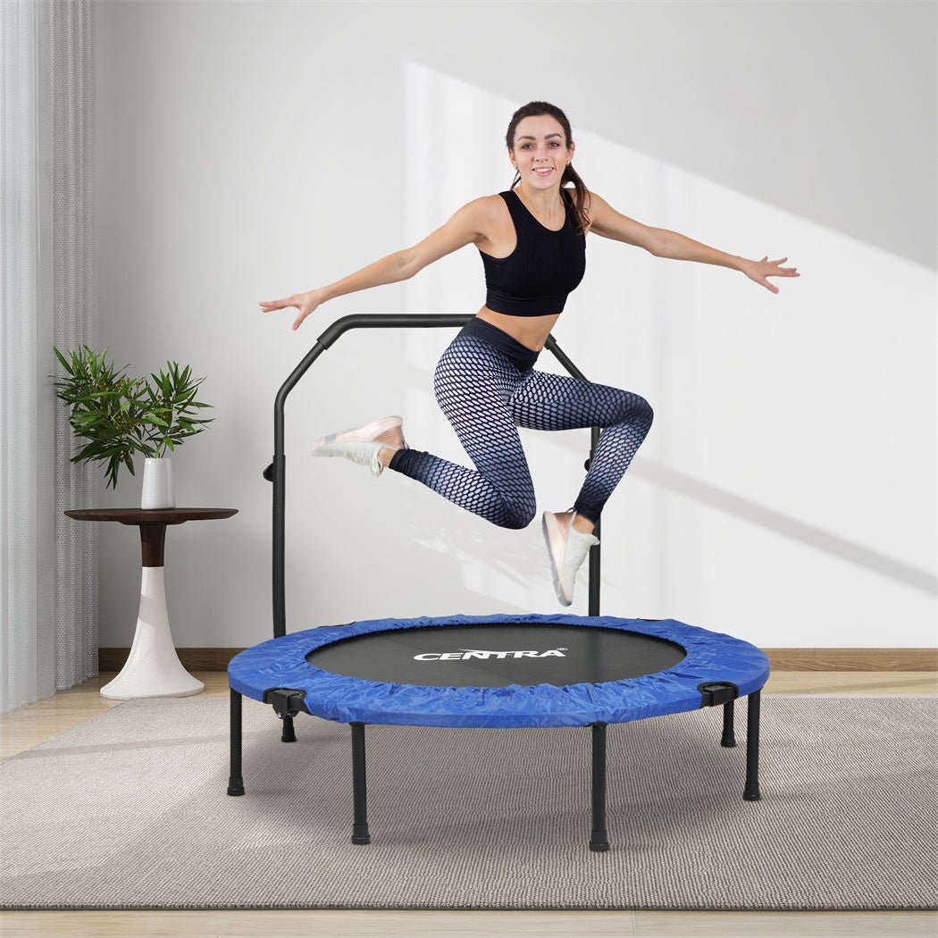 Centra 48" Foldable Mini Trampoline Rebounder Fitness - '9356877208065 Toy Chest Australia 6