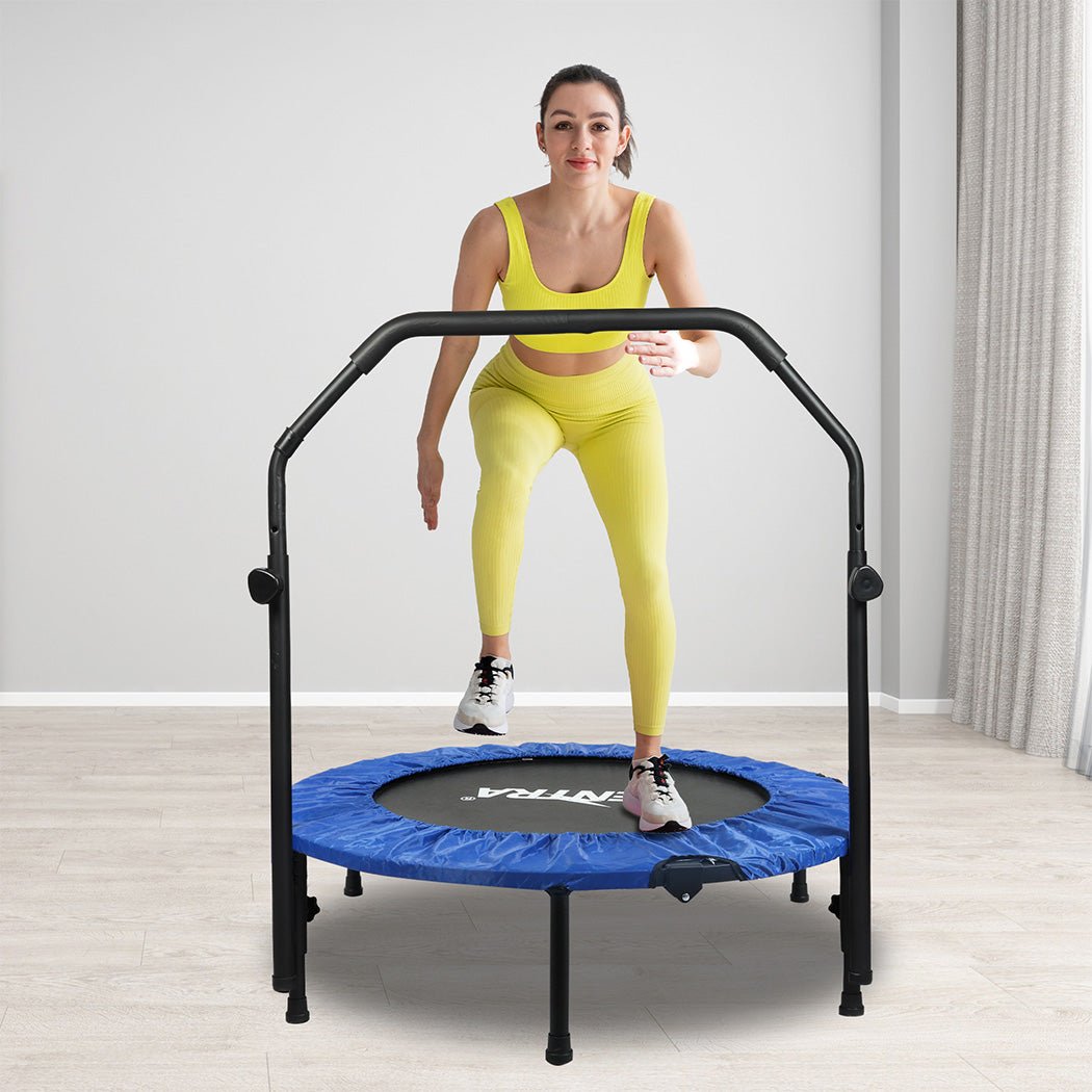Centra 40" Foldable Mini Trampoline Rebounder Fitness - '9356877208058 Toy Chest Australia 6