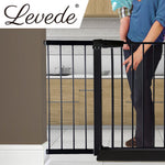 Levede Baby Safety Gate Adjustable Pet Black 30cm Extension - '9356877003707 Toy Chest Australia 6