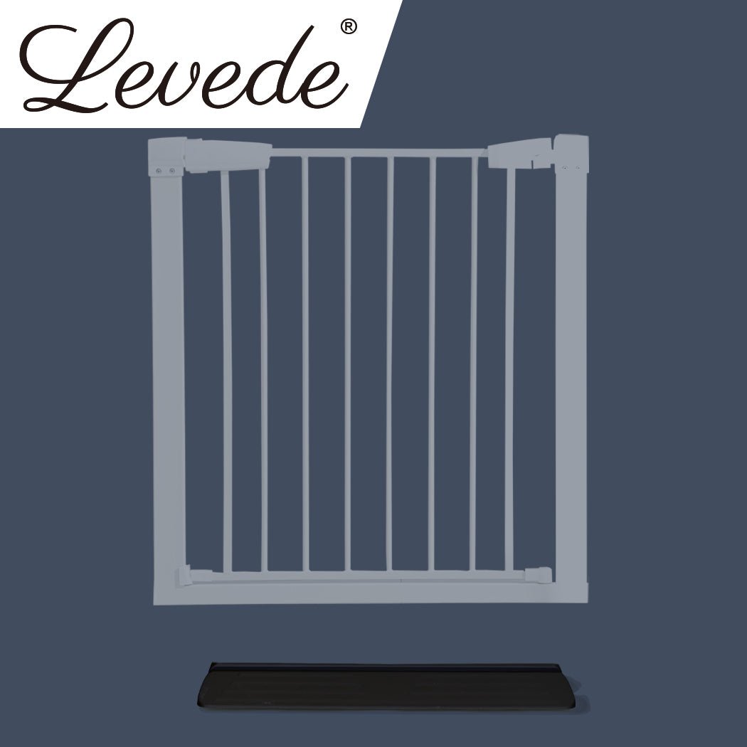 Levede Baby Safety Gate Adjustable Pet Black Ramp - '9356877003868 Toy Chest Australia 6