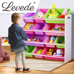 Levede 12Bins Kids Toy Box Bookshelf - '9356877064777 Toy Chest Australia 6