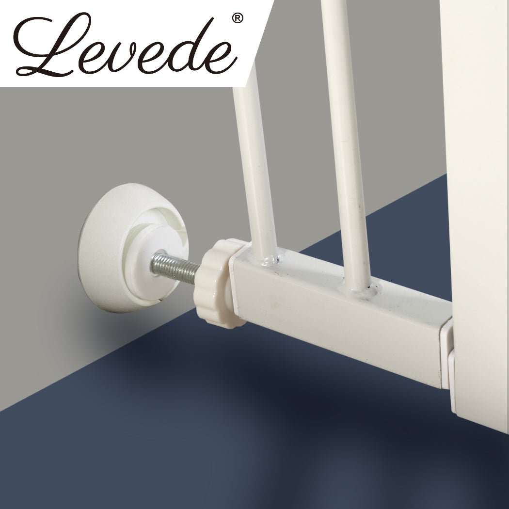 Levede Baby Safety Gate Wall Bumper White - '9356877113949 Toy Chest Australia 6
