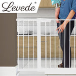 Levede Baby Safety Gate Adjustable Pet White 30cm Extension - '9356877003752 Toy Chest Australia 6