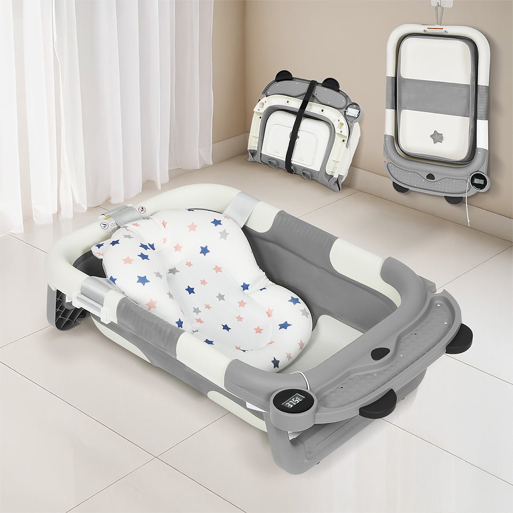 Bopeep Foldable Baby Bathtub 0 - 15months Gray - '9356877208188 Toy Chest Australia 7