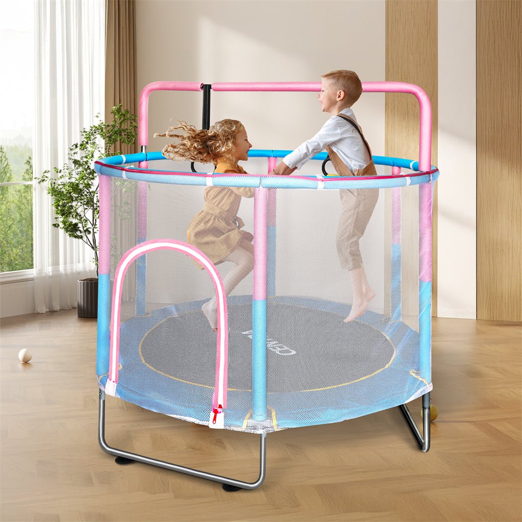 Centra 55" Kids Trampoline Rebounder Pink - '9356877208096 Toy Chest Australia 7