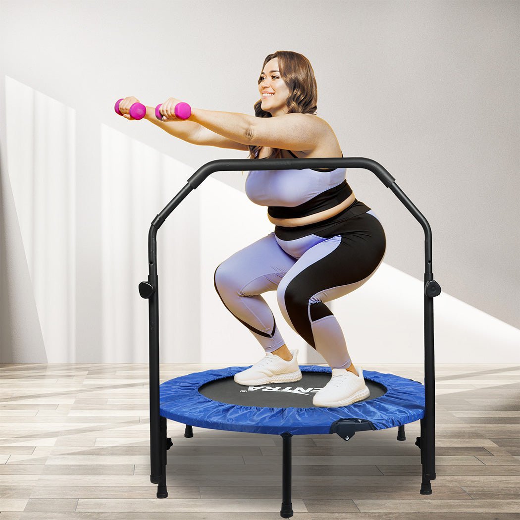 Centra 40" Foldable Mini Trampoline Rebounder Fitness - '9356877208058 Toy Chest Australia 7