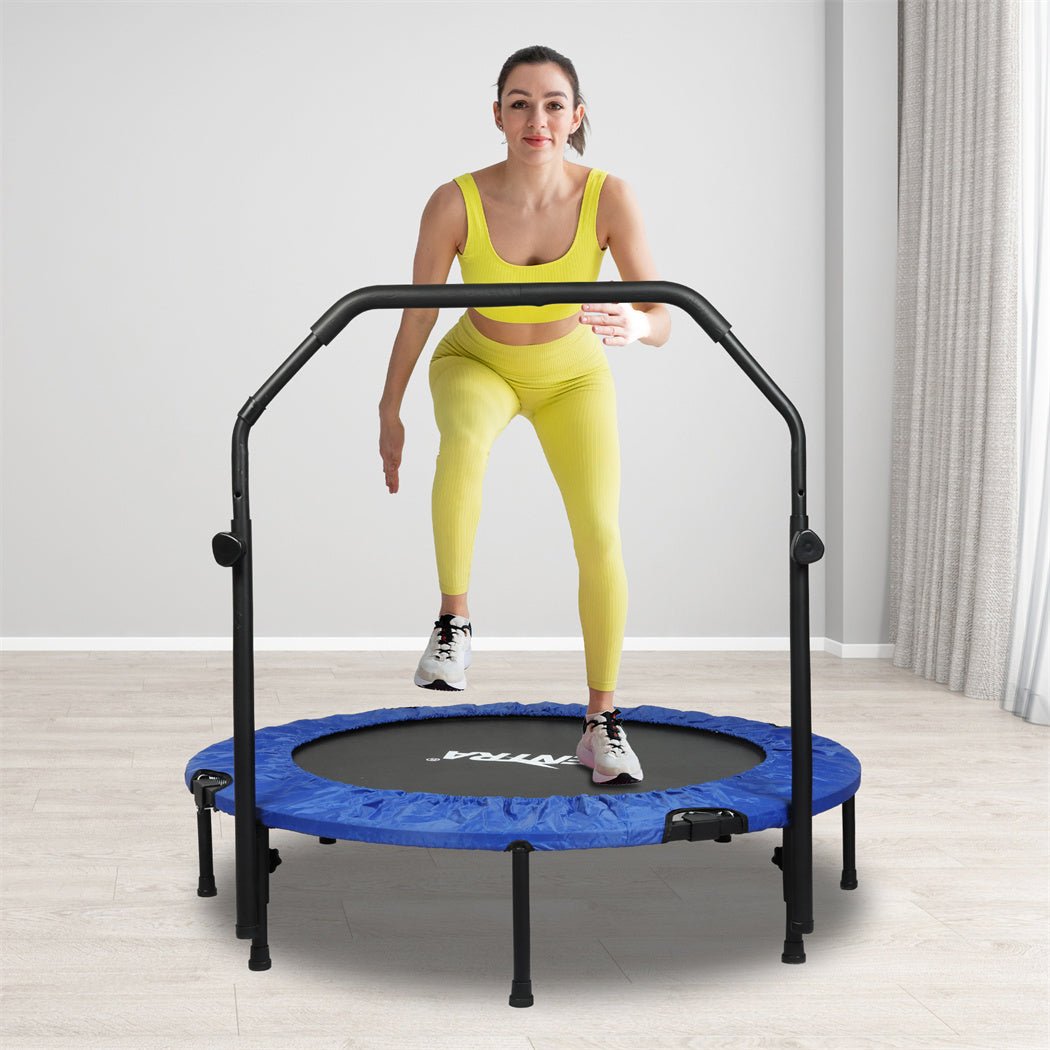 Centra 48" Foldable Mini Trampoline Rebounder Fitness - '9356877208065 Toy Chest Australia 7
