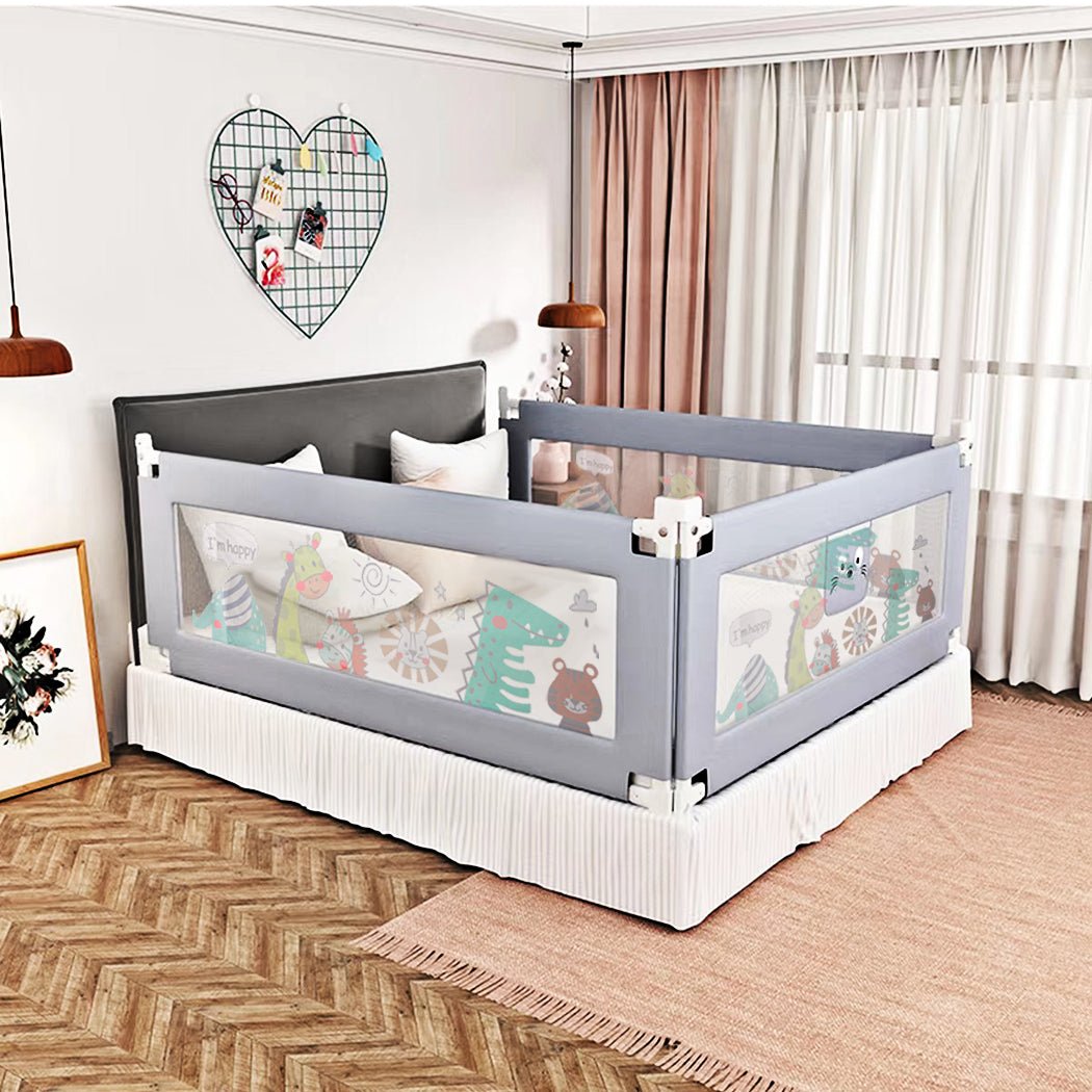 Bopeep Kids Baby Safety Bed Rail Guard Queen - '9356877176234 Toy Chest Australia 7