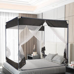Dreamz Mosquito Bed Nets Foldable Canopy Square Grey - '9356877151965 Toy Chest Australia 7