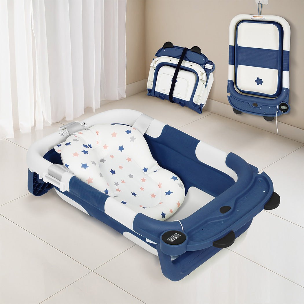 Bopeep Foldable Baby Bathtub 0 - 15months Blue - '9356877208171 Toy Chest Australia 6